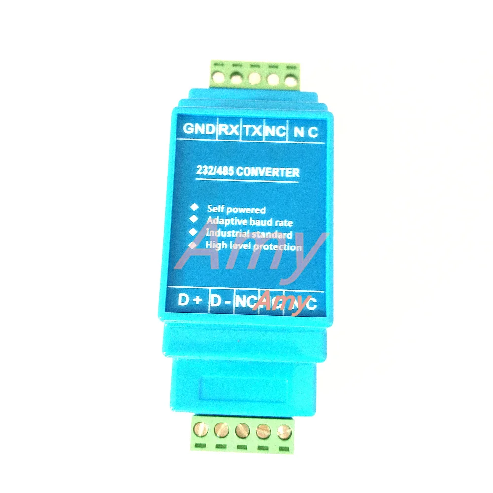 

Промышленный преобразователь RS232 в RS485, Пассивный адаптер, скорость передачи БОД, самопроводящая направляющая установка