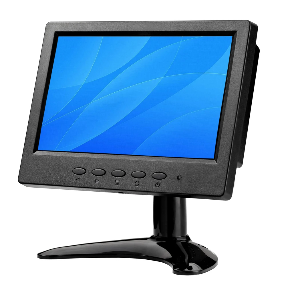 ZHIXIANDA 7 Inch 1024*600 Monitor Small LCD Monitor Lcd Monitor Portable LCD Monitor With AV/BNC/VGA/HDMI/USB Two Speakers