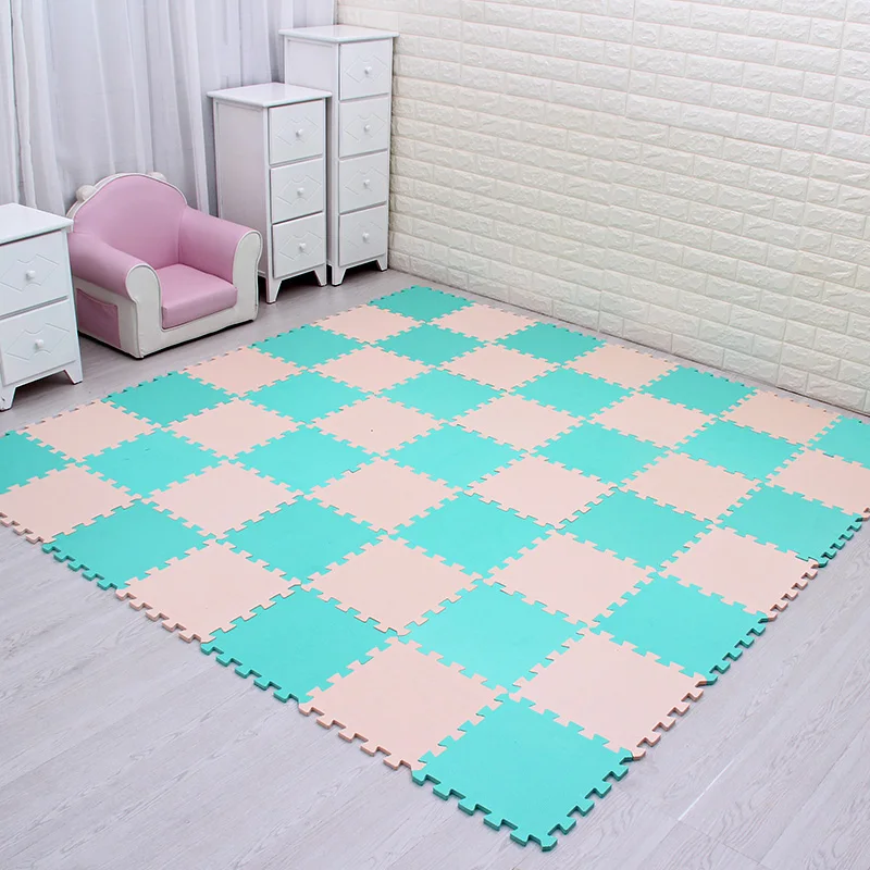 meiqicool baby EVA Foam Play Puzzle Mat/ 24 or 30/lot Interlocking Exercise Tiles Floor Carpet Rug for Kid eva play mat