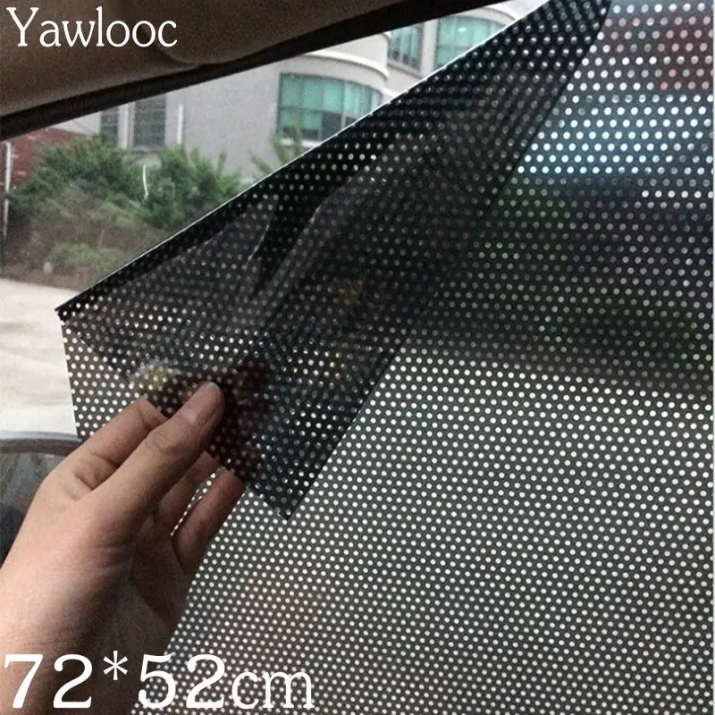 

2pcs/lot 72*52cm Uv Sticker Car Sunshade Electrostatic Stickers Auto Static Film Adsorption Force Sunshade Stickers Car Styling