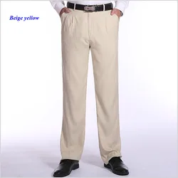 New arrival men pure heavy silk zipper casual pants,100% spun silk western style pockets loose trousers male