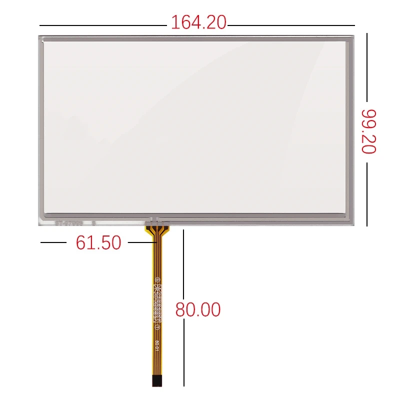 

10pcs/lot New 7 Inch Touch screen 164.2*99.2 mm 164*99 mm for car dvd gps AT070TN92 94 90 ST-07009