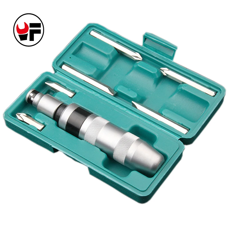 

7 Pieces Multi-purpose Portable Non-Slip Handle Impact Screwdriver Bit Set Impact Driver Socket Kit With Case Bolts Tool