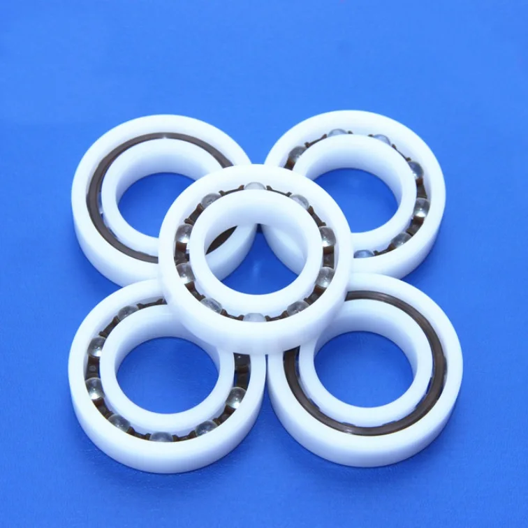 

10pcs 6204 POM Plastic Bearing 20x47x14 mm Deep Groove Ball Bearings With Nylon Cage Glass Balls 20*47*14mm