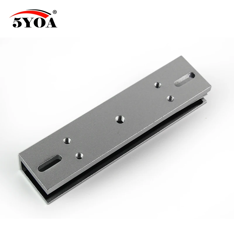 5YOA UM180 180kg 280kg Magnetic lock U shape bracket 350lbs frameless glass door Access Control System