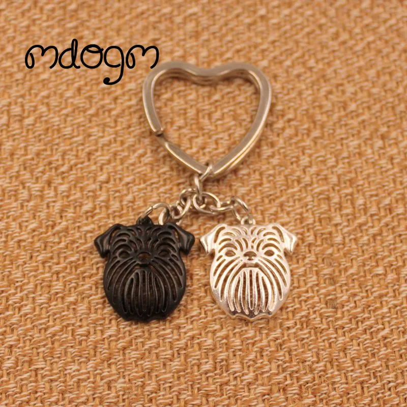 Brussels Griffon Dog Animal Purse Handbag Charm Handmade Pendant Keychain For Bag Car Women Men Girls Love Jewelry K120