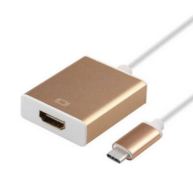 USB Type C Adapter USB3.1 (USB-C) to HDMI-compatible 4K Video Converter USBC Cable for MacBook Chromebook Samsung S8 S9 HD TV