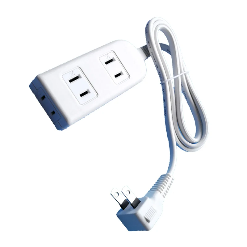 Electrical Socket Outlet One in three Japan home Two Flat Plug Electromobile Charger Power Strip Cable With Extension Cord