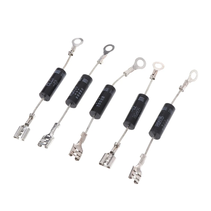 5Pcs/Set Single Diode High Voltage Diode Rectifier Microwave Electronic Parts Mar28