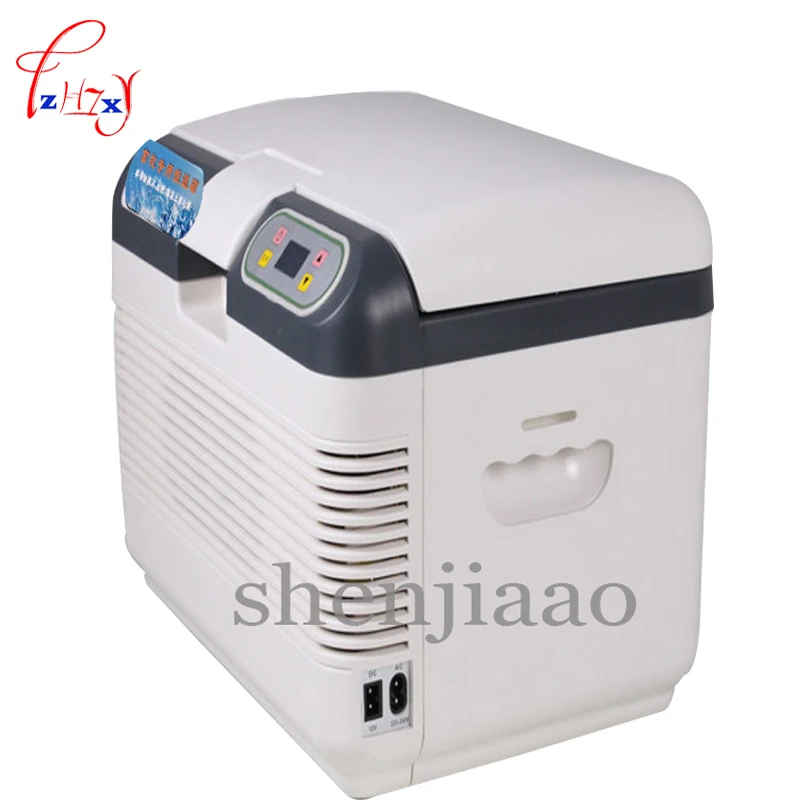 AC 220V  12L Portable Thermoelectric Cooling Drug Sperm & Pig Nursery / Rabbit / Tempered Mouse Cool Box Car Fridge Freezer