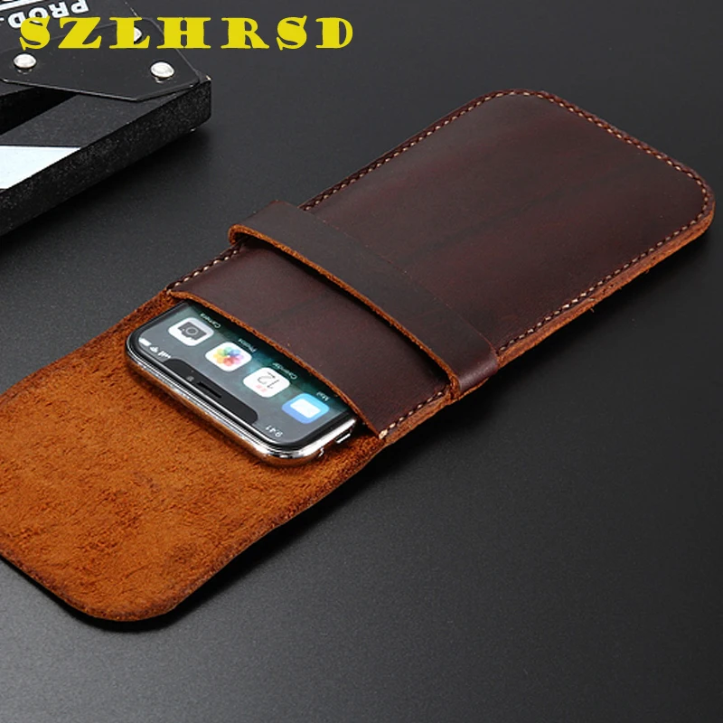 Genuine Leather Wallet Case for Oukitel WP33 Pro Cases Phone bag Cover Retro card holder