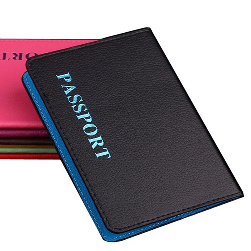 

New Pattern Leather PU Passport Cover on the Adventure Women Travel Document Tickets Holder Female Girls Pasport Case