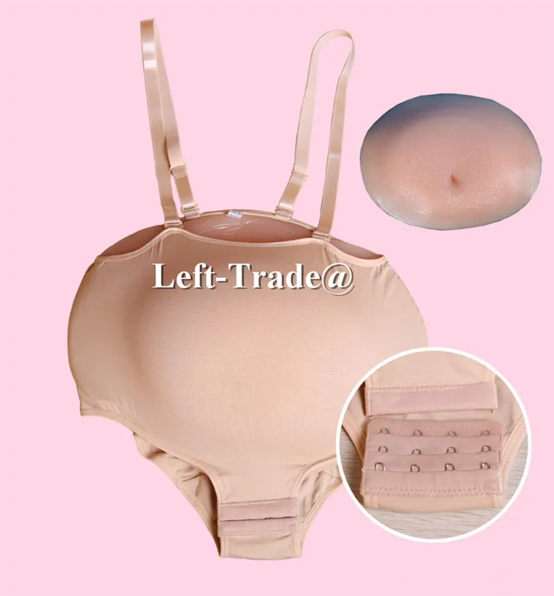 

1000g 2~4 month silicone belly for fake pregnant woman crossdresser cosplay movie props use