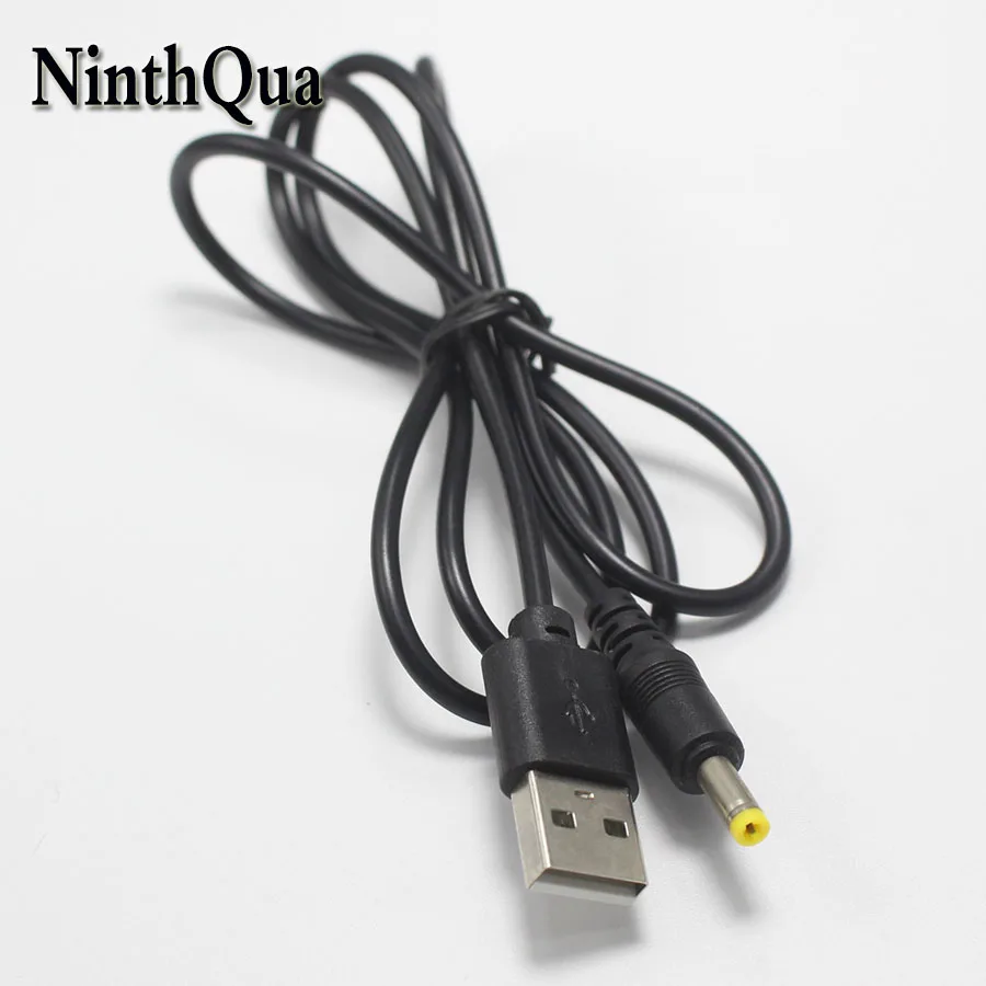 NinthQua 1pcs 4.0*1.7mm Male Plug to USB 2.0 Type A DC Power Plug Mobile Power Extension Cord Connector 1 Metre