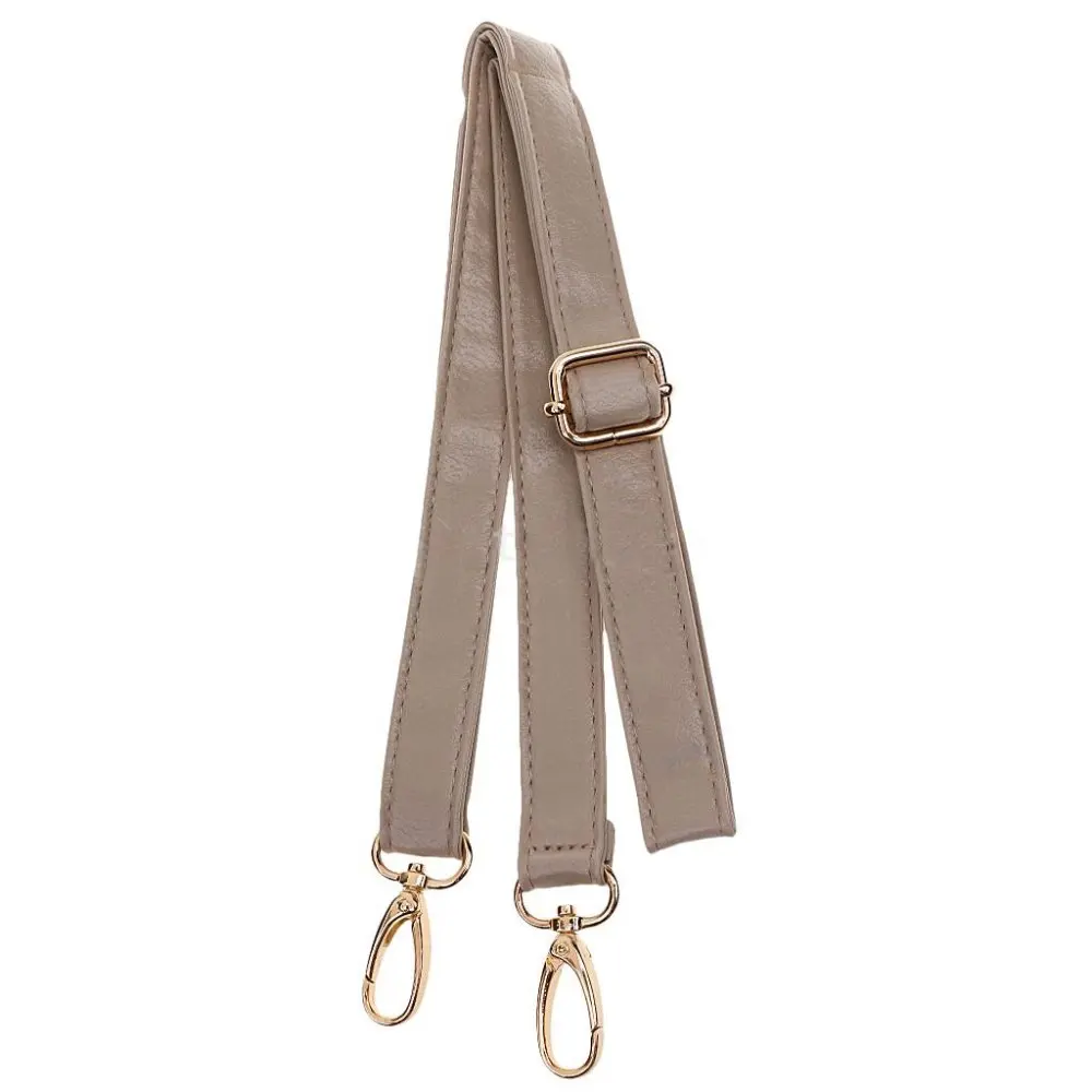 Bag Handle Replacement 120cm Detachable Bags Strap Women Girls Adjustable Leather Shoulder Bag Part Accessories Gold Buckle Belt