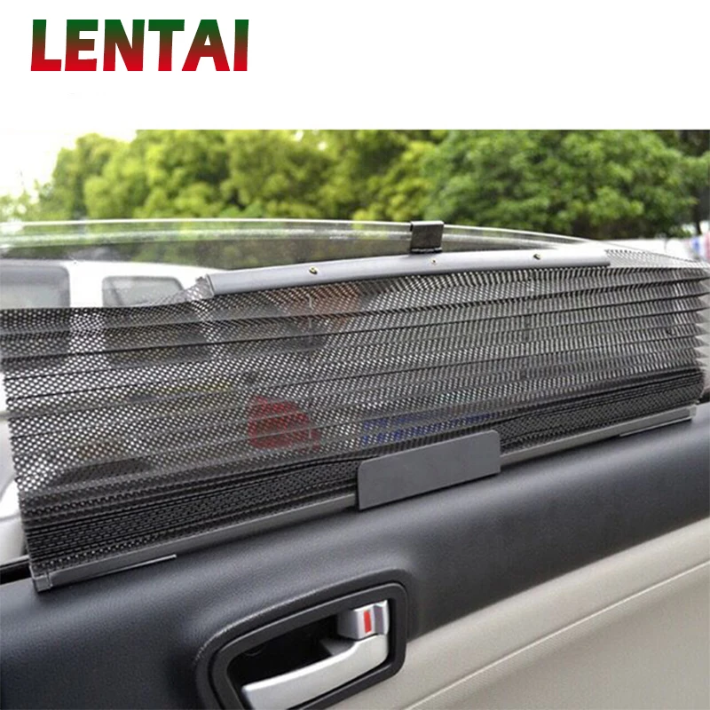 

LENTAI 1PC Car pleated curtains Automatic folding sun shade For Citroen C4 C5 Hyundai Solaris I30 VW Polo T5 Ford Fiesta Fusion