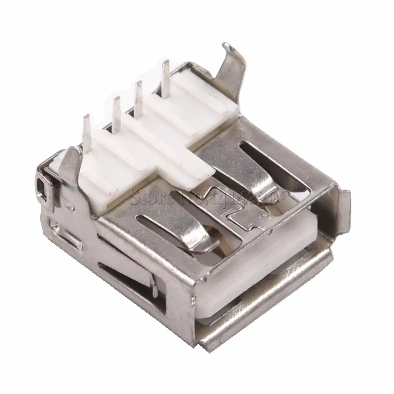 2024 Hot Sale 10Pcs USB Type A Standard Port Female Solder Jacks Connector PCB Socket USB-A type