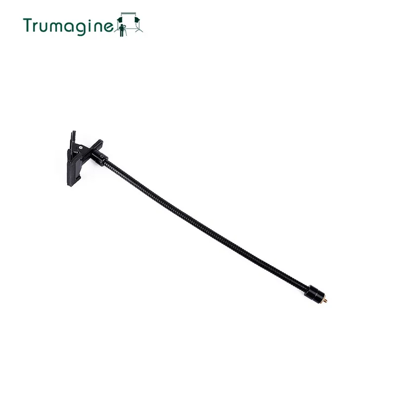 TRUMAGINE Photo Studio Accessories Photo Studio C Clamp Clip Flex Arm Double Magic Iron Strong Clamp Pipe Connection