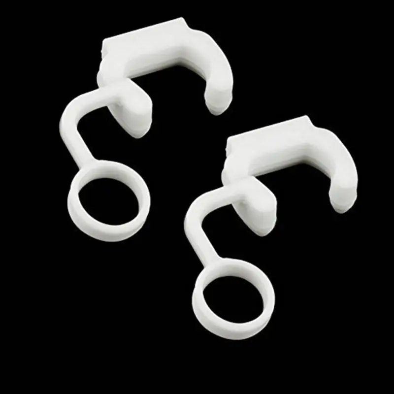 Soft White Silicone Rubber Lock Plug, Manilha Lock Catches, Anti-drop Buckle para GoPro Hero 3 Acessórios, 5Pcs