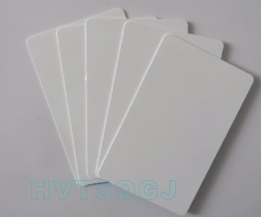 (100 pcs/lot) 13.56Mhz RFID Waterproof PVC Proximity IC 1K F1108 NFC Smart Card for Access Control