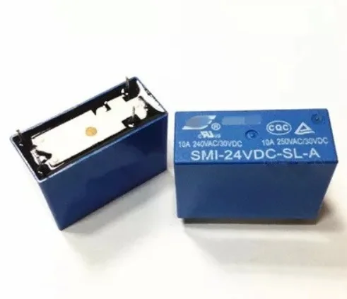 1pcs/Lot  The 4 foot SMI- 24VDC-SL-A 5V 12V 24V | 0512 a set of normally open relay 10A