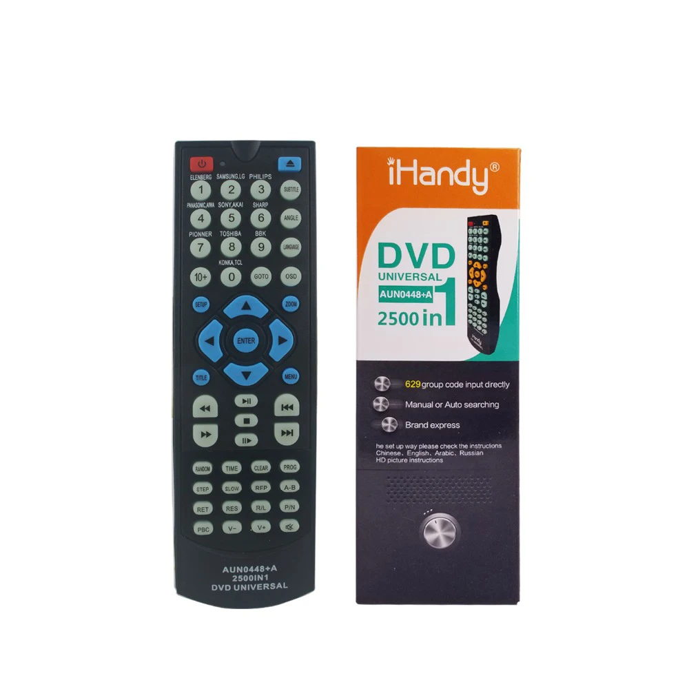 Universal DVD remote control USE 2000IN1 FOR NIPPON CORNELL AGIP THONAR AGIP FALCON AKAL EURO HOMAX DAWA KHIND REAL DAWA