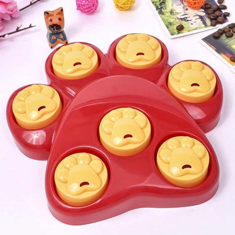 Hot Sale Pet Toy Interesting Large Paws Shape Interactive Dog Toys Red Pet Educational Toys Products