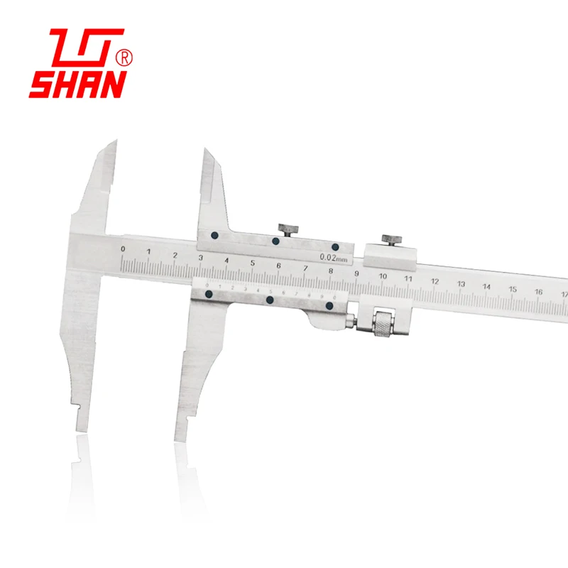 Iii tipo Vernier Caliper 0200 0300 mm Direto da Fábrica de Alta Precisão Aço Carbono Aço Inoxidável Vernier Pinças de Medição