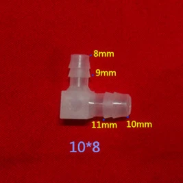 

8-10 мм 90 градусов пластиковый колючий шланг Столярный встроенный разъем 100 шт./лот
