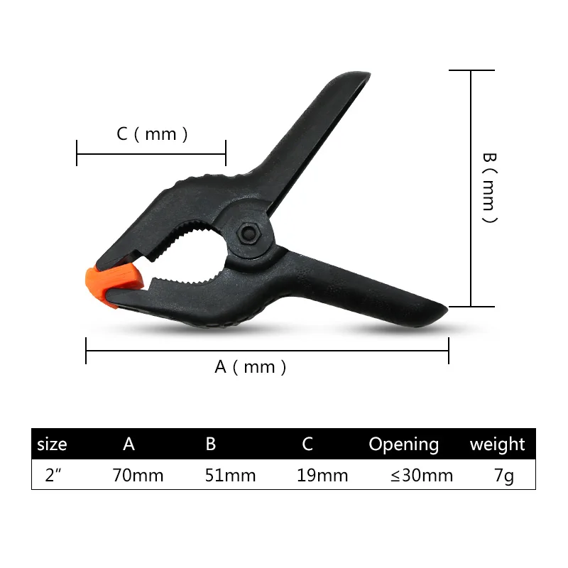 2/3/4/6/9inch Spring Clamp Woodworking Clamps Multifonction Mini Diy Tools For Paper Photo Backdrop Background