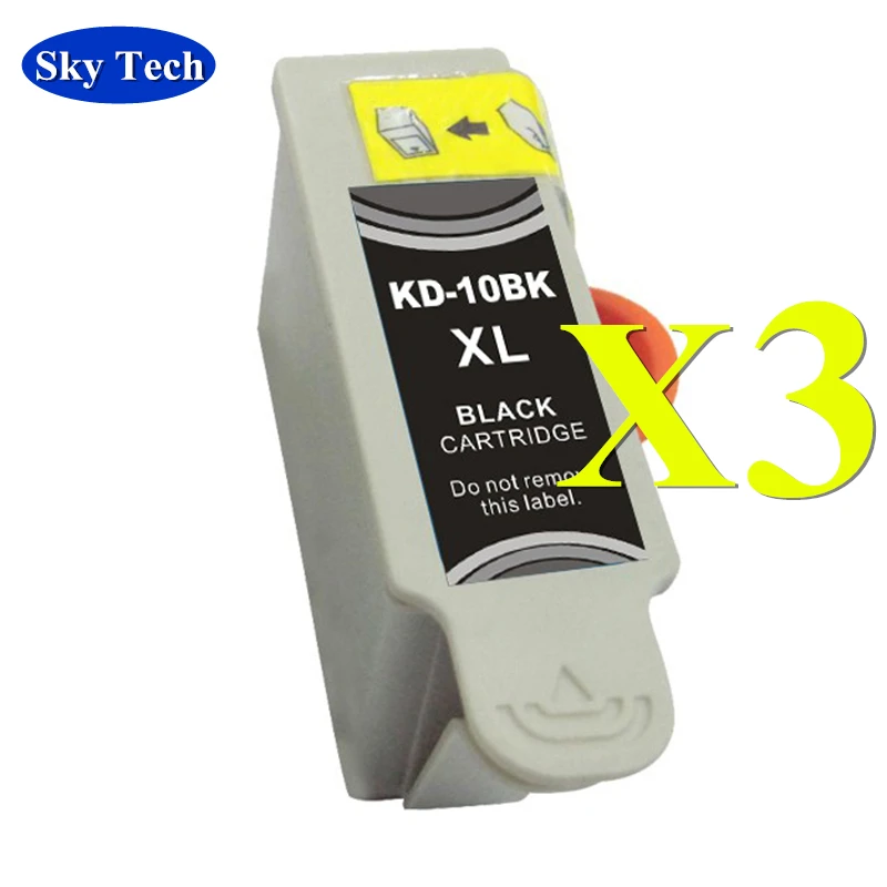 3 BK Compatible cartridge For KD30XL KD-30XL , For Kodak ESP C110 / 310 / 315   Kodak Office 2150 / 2170   Kodak HERO 3.1/5.1