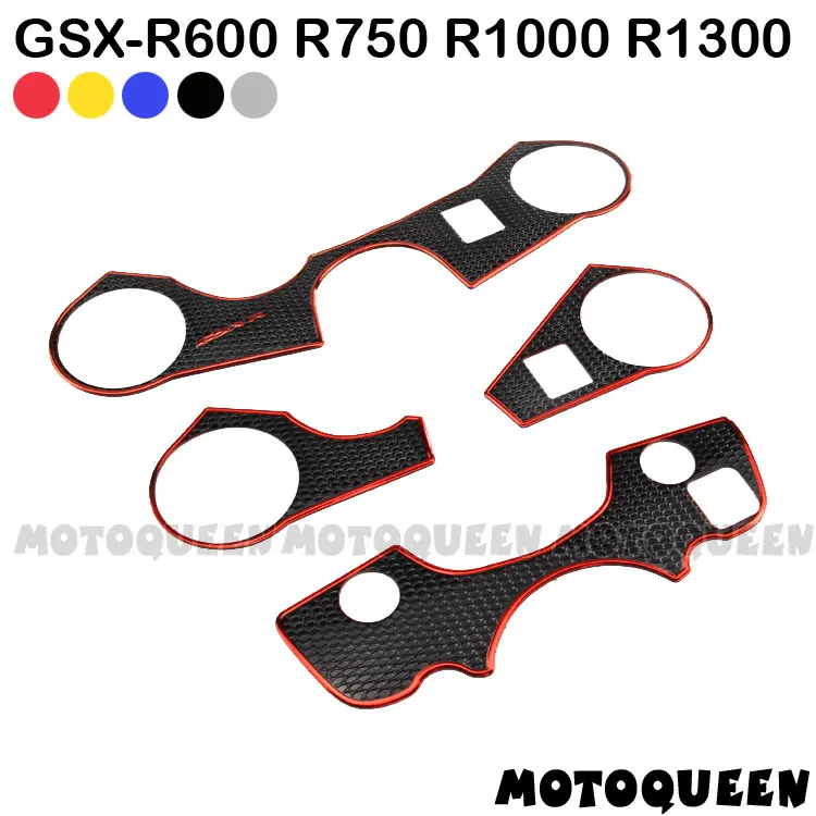 

3D Motorcycle Decal Sticker Pad Triple Tree Top Clamp Upper Front End For GSXR 600 750 K6 K7 1000 L3 1300 K8 K9 K10 L1 L2