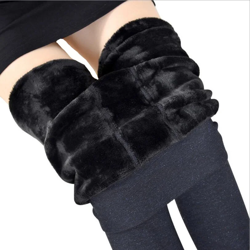 Cuhakci Fluwelen Leggins Kasjmier Leggings Hot Fashion Vrouwen Winter Leggins Hoge Elasticiteit Dikke Broek Warme Kleurrijke