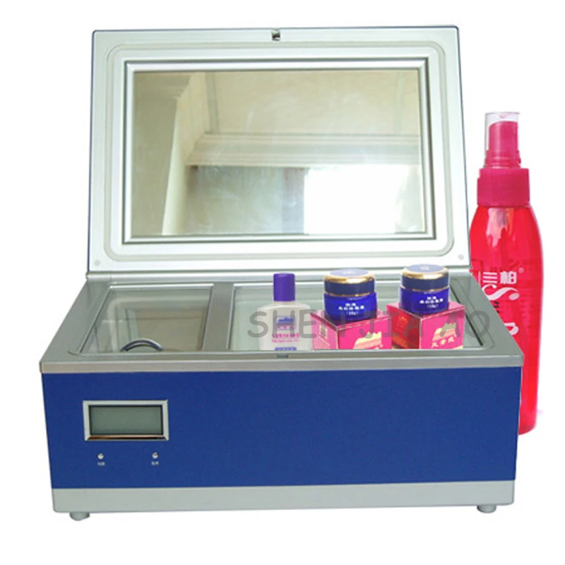 1pc CC-3L 화장품 냉장 상자 220V 미니 화장품 냉장고 지능형 조절 온도 액정 디스플레이