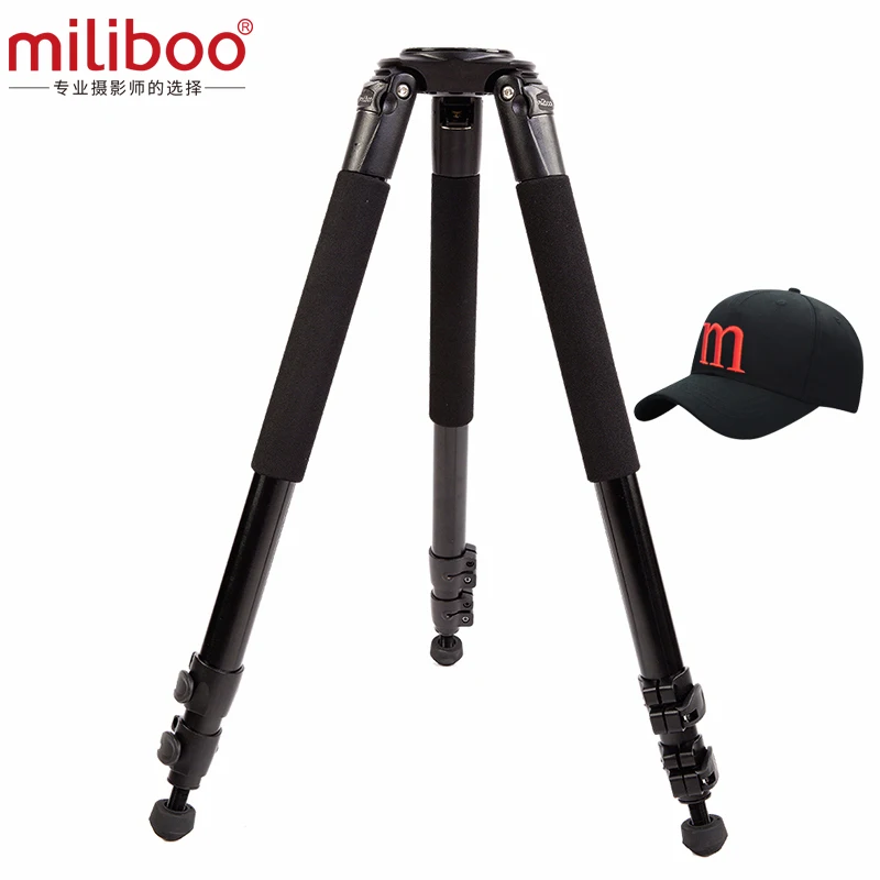 

miliboo MTT701B without head Carbon Fiber Tripod Stand for Professional DSLR Camera Load 25 kg Max Height 160.5cm/62.5"