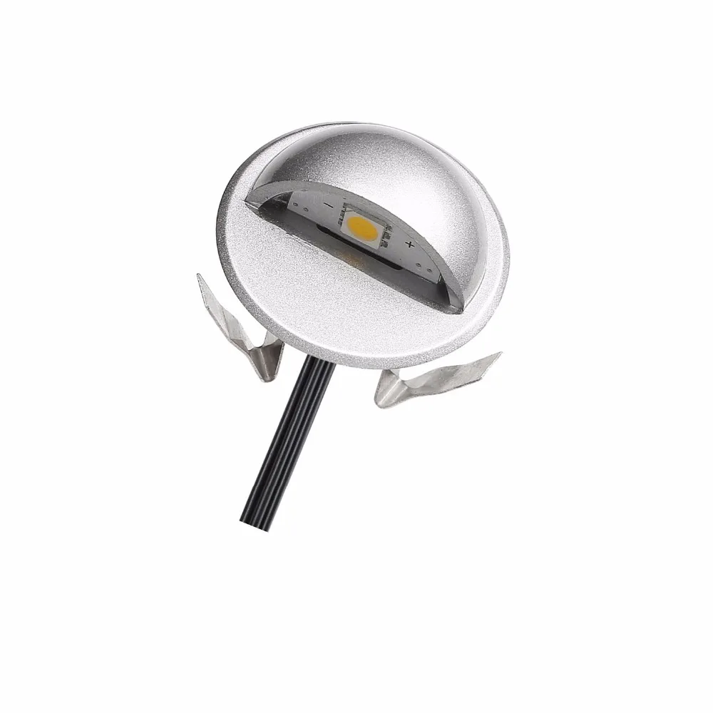 Imagem -05 - Professional 12v 0.4w Garden Light Decorative Silver Outdoor Floor Light Led Encastrable Exterieur Deck Lamp B106b