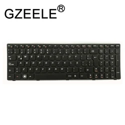 GZEELE Spanish SP keyboard for Lenovo G580 Z580 G580A B580 V580A Z580A G580AH G580AM G580G G585 G585A G585AR G590 with frame