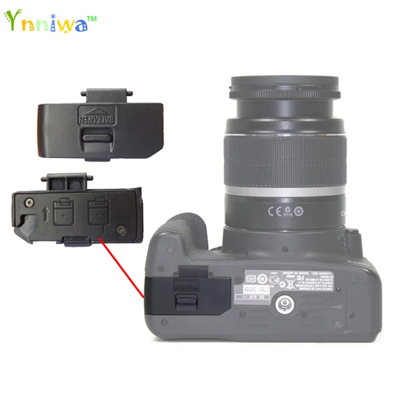 

50pcs/lot Battery Door Cover for canon 20D 30D 300D 350D 400D 450D 500D 1000D 1100D 1200D 700D T5i 650D Camera Repair