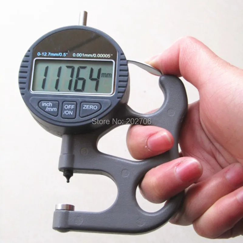 with point measuring head 0.001mm  Digital Thickness gauge  Micron electronic thickness meter   thickness tester