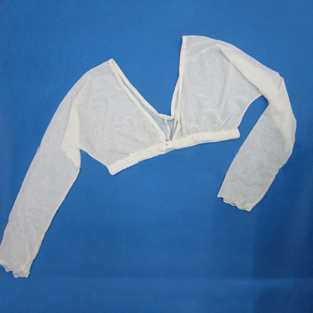 Camiseta de encaje Sexy para mujer, Top de manga larga con cuello en V profundo, Tops transparentes de malla lisa, Tops ajustados de talla grande,