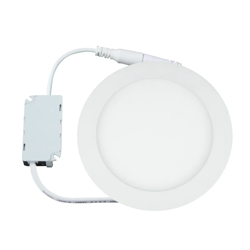 Imagem -03 - Dimmable Led Panel Downlight Ultra Thin 3w 4w 6w 9w 12w 15w 18w Round Ceiling Recessed Spot Light Ac85265v Painel Lamp ce ul