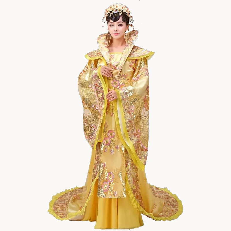 Wysokiej jakości designerski chiński strój z dynastii Tang, kostium Tailing, odzież sceniczna Guzheng, damski Hanfu, chińskie fotografie