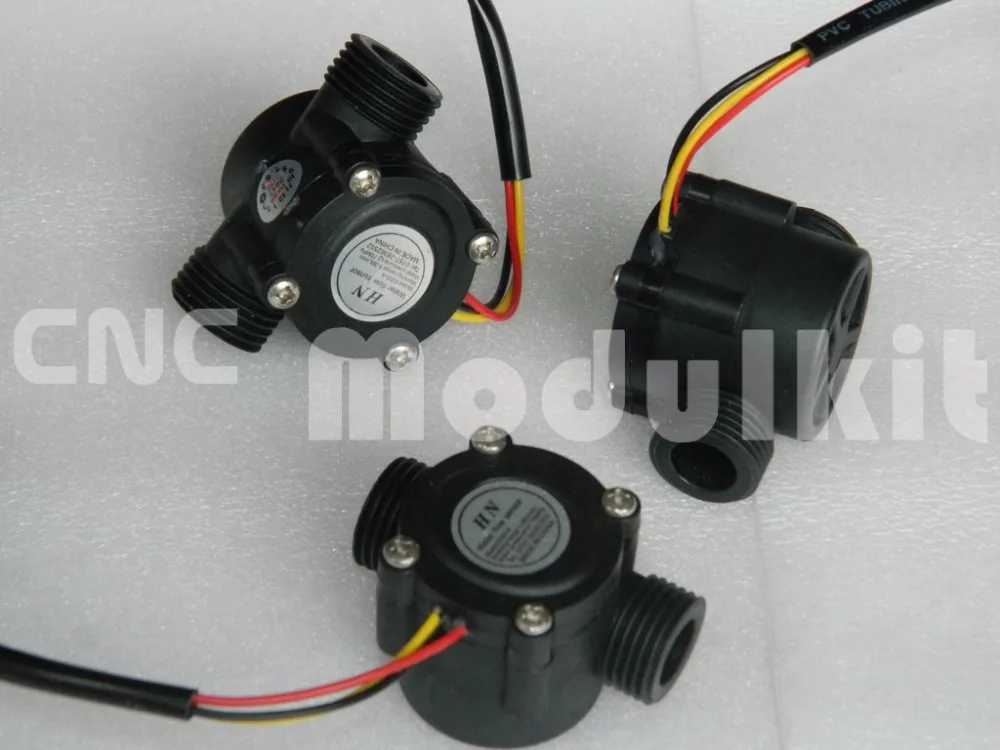 

Water Flow Hall Sensor NEW G1/2" Switch Flow Meter Counter Water Proof With Connector 1-30L/Min Heat Resistance CNC Modulkit