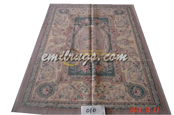 Carpet Handmade Vintage Carpets For Living Room Aubusson Carpet Wool Knitting Carpets Square Rug