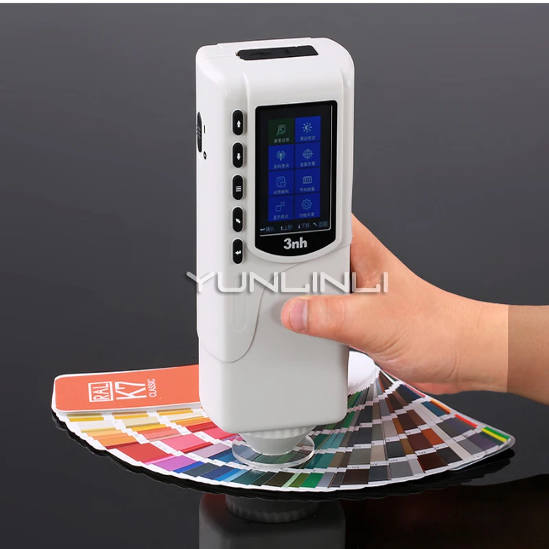 High Precision Color Difference Meter Spectrophotometer Color Difference Tester Colorimeter NR10