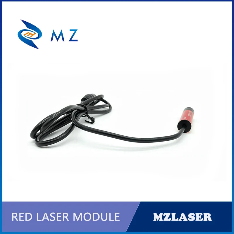 Di Vendita caldo 635nm 5mw Industriale Diodo di Messa A Fuoco Regolabile Red Dot Modulo Laser