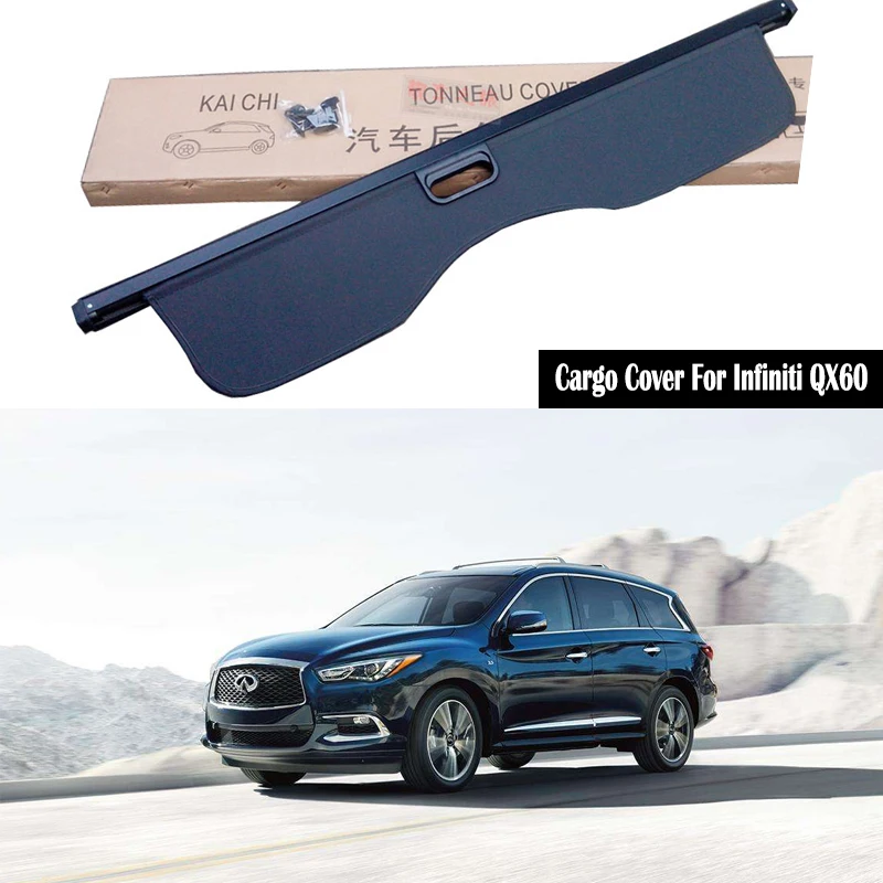 

Rear Cargo Cover For Infiniti QX60 privacy Trunk Screen Security Shield shade Auto Accessories