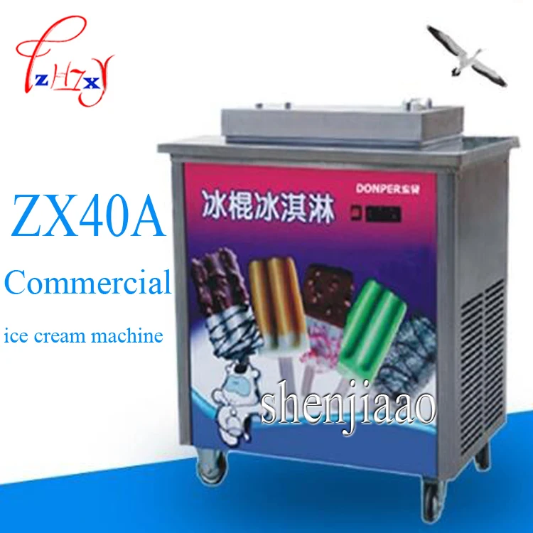 

Ice Cream Machine Stainless Steel Popsicle Ice Cream Lolly Machine 220V Hard Stick Ice Cream Maker ZX40A