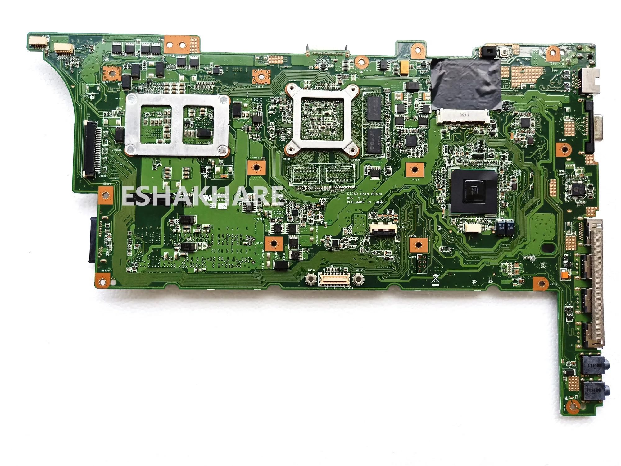 K73SD Motherboard GT520M 1GB For ASUS k73sv k73sj k73sm X73S A73S laptop Motherboard K73SD Mainboard 100% ok