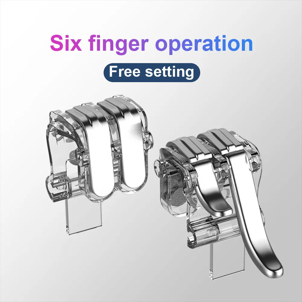 Metal PUBG Gamepad Mobile Trigger Control Cell Phone Gamepad Controller Fire Gaming Shooter for Phone Gamepad Joystick